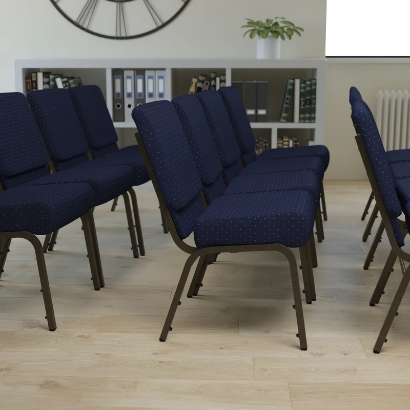 21"W Stackable Church/Reception Guest Chair