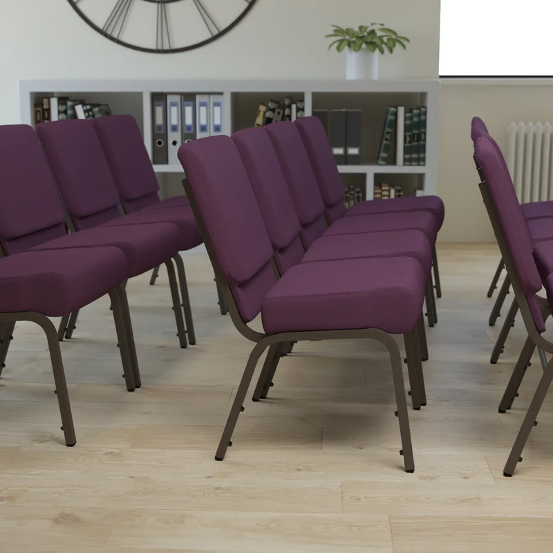 21"W Stackable Church/Reception Guest Chair