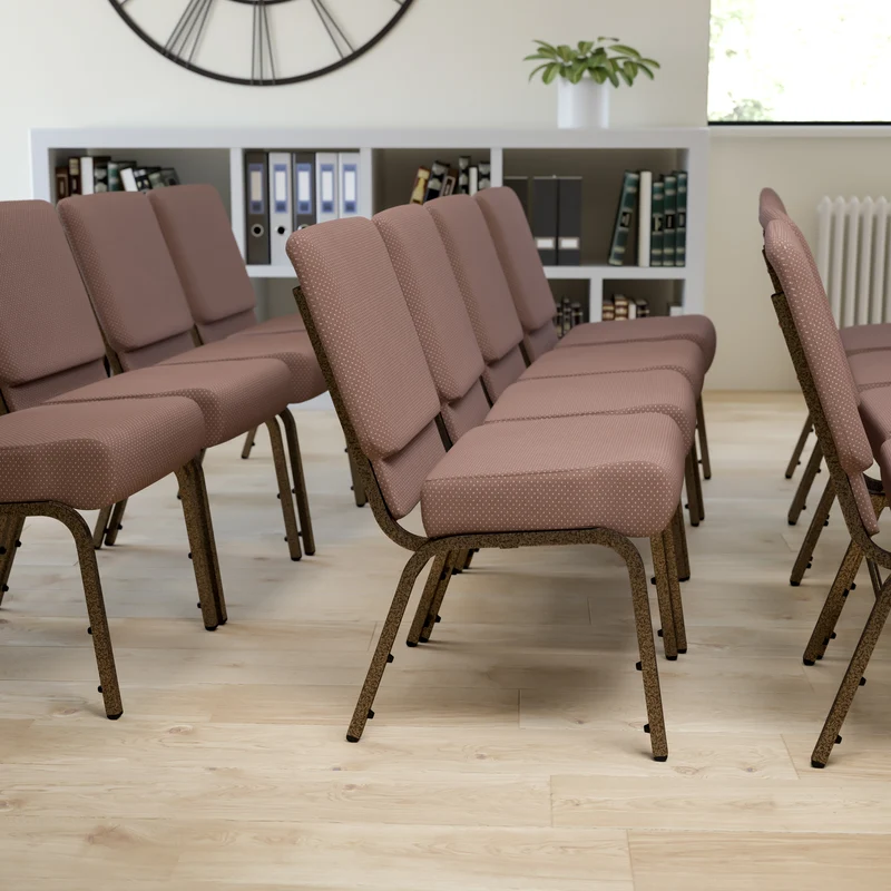 21"W Stackable Church/Reception Guest Chair