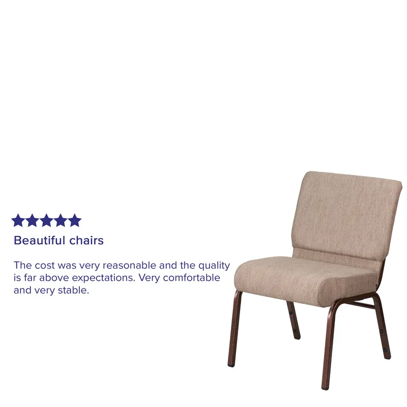 21"W Stackable Church/Reception Guest Chair
