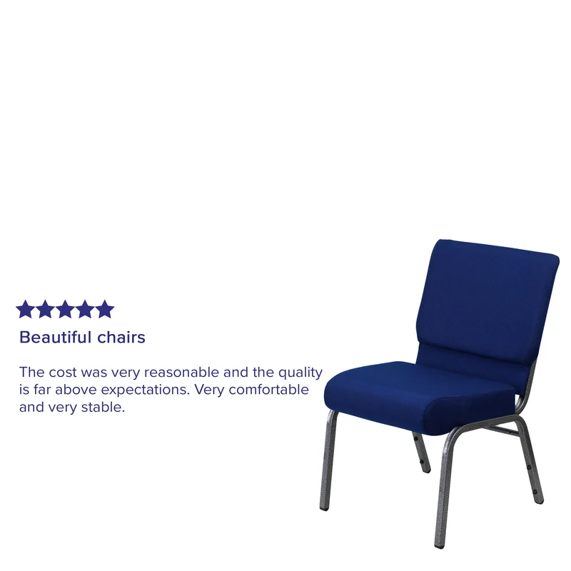 21"W Stackable Church/Reception Guest Chair