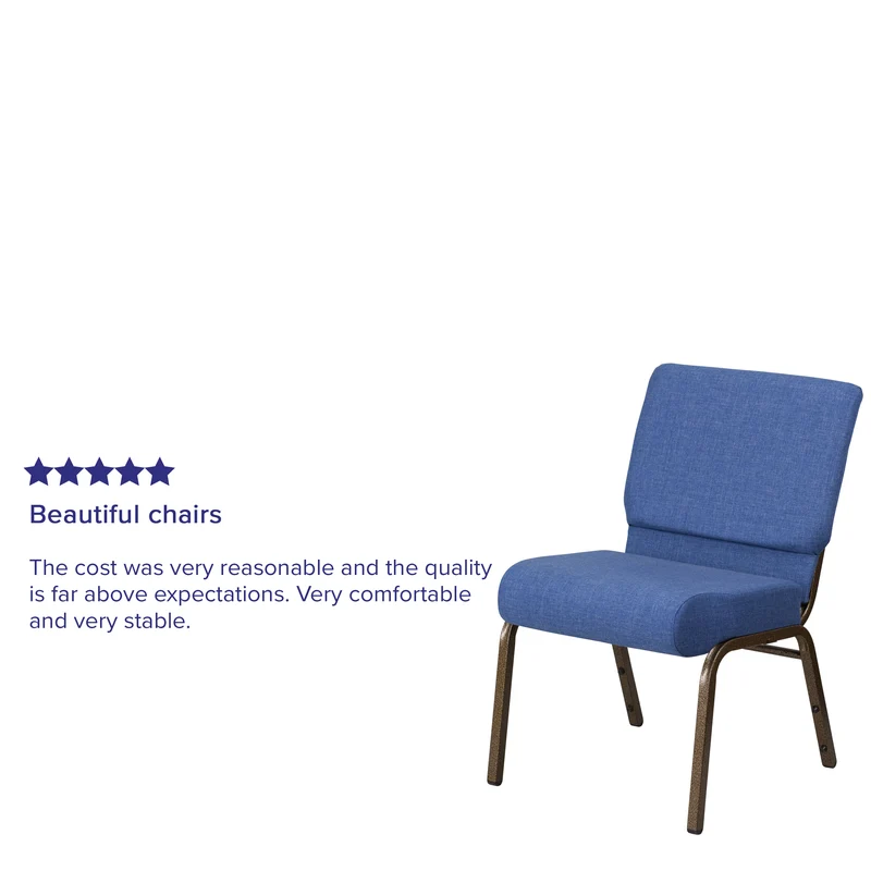 21"W Stackable Church/Reception Guest Chair