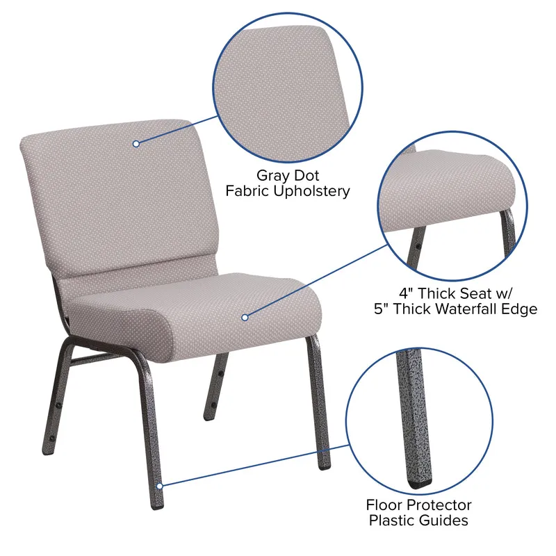 21"W Stackable Church/Reception Guest Chair