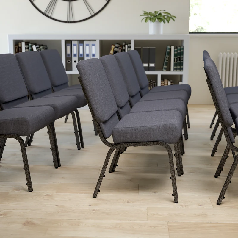 21"W Stackable Church/Reception Guest Chair