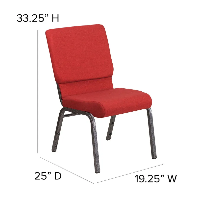 18.5"W Stackable Church/Reception Guest Chair