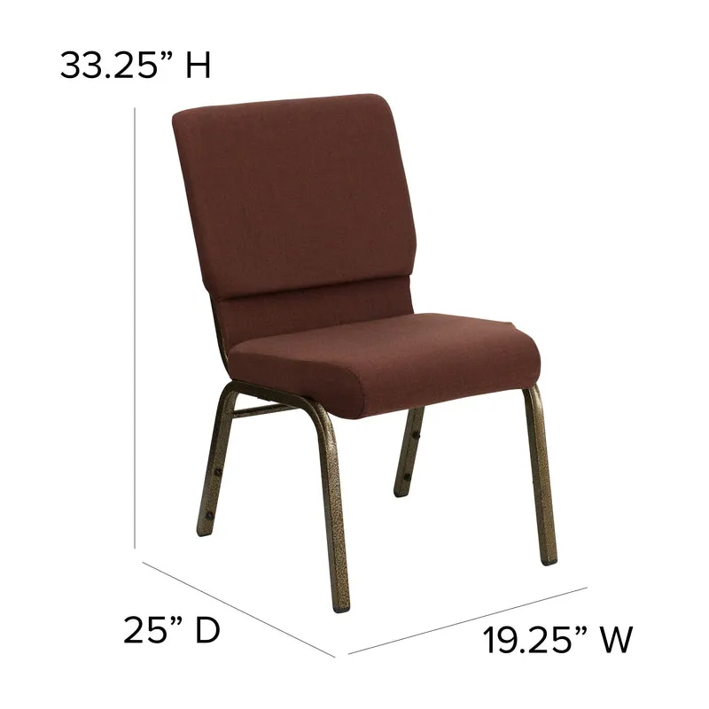18.5"W Stackable Church/Reception Guest Chair