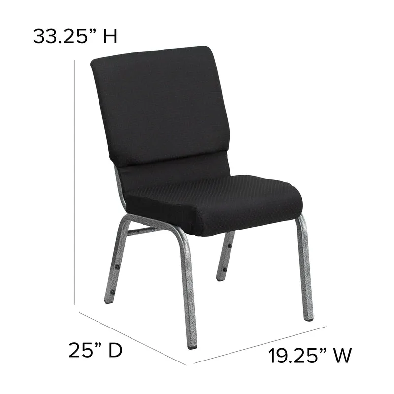 18.5"W Stackable Church/Reception Guest Chair