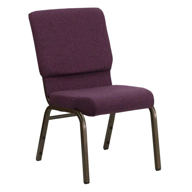 18.5"W Stackable Church/Reception Guest Chair