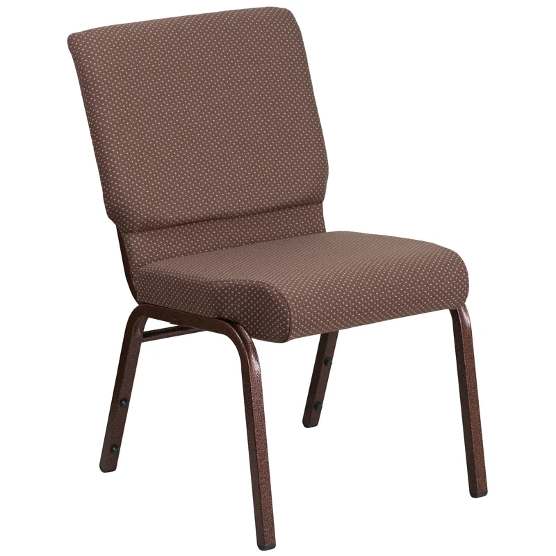 18.5"W Stackable Church/Reception Guest Chair