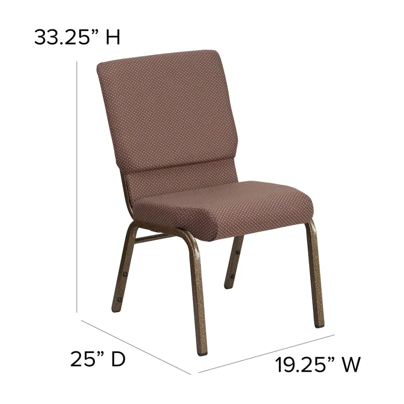 18.5"W Stackable Church/Reception Guest Chair