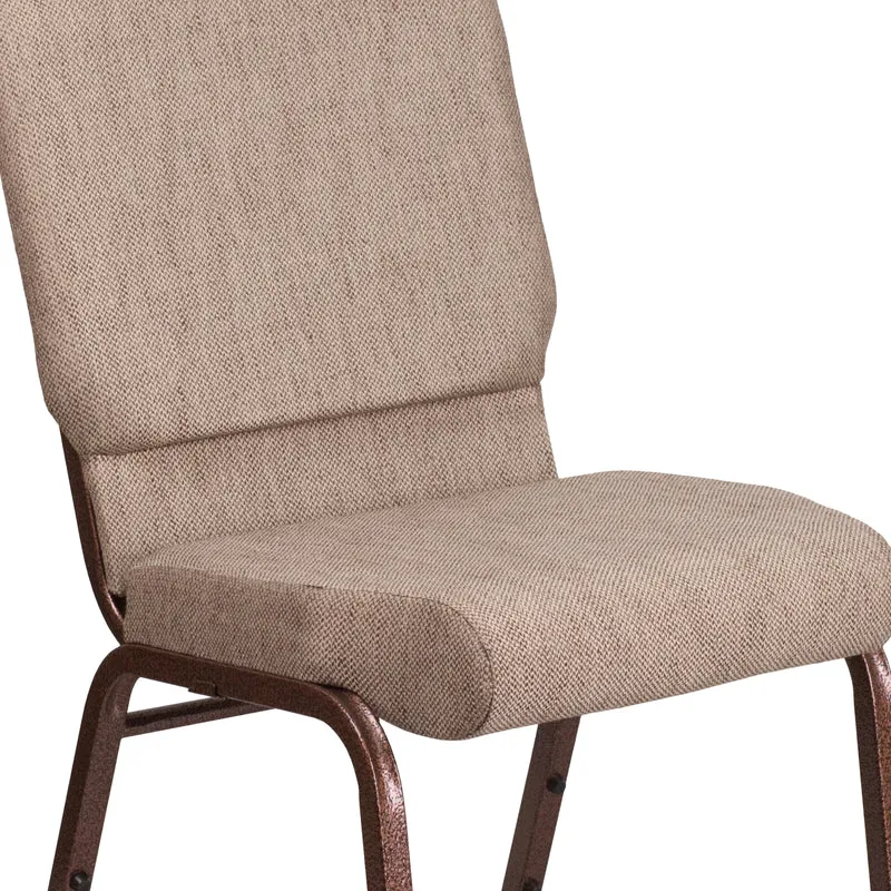 18.5"W Stackable Church/Reception Guest Chair