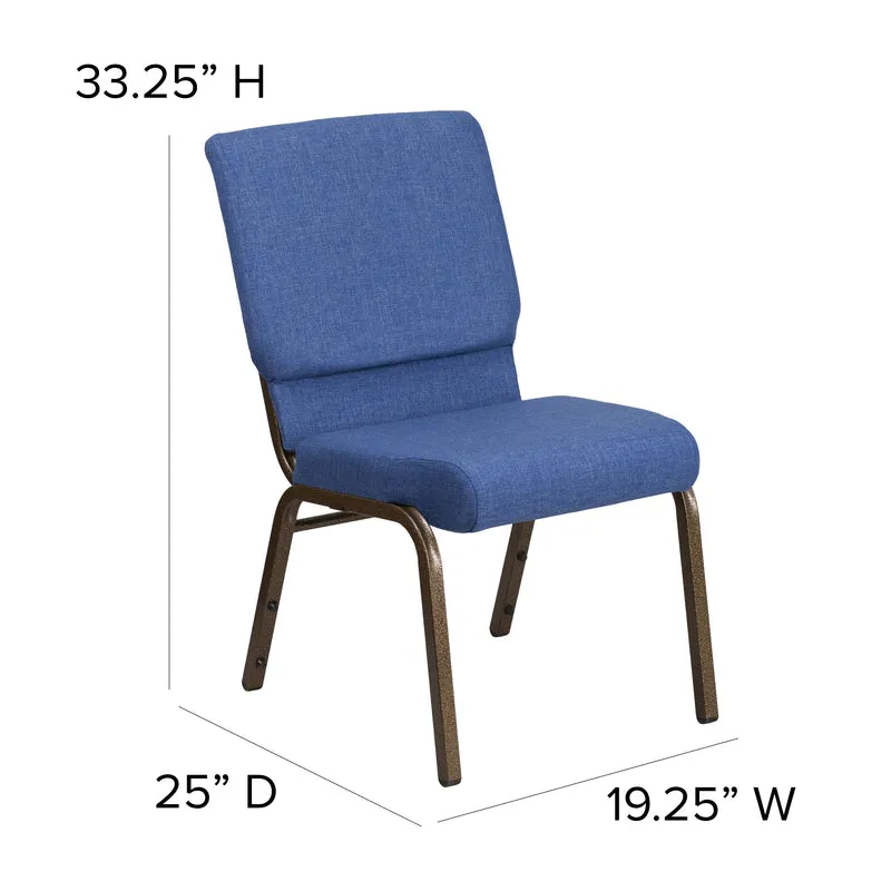 18.5"W Stackable Church/Reception Guest Chair