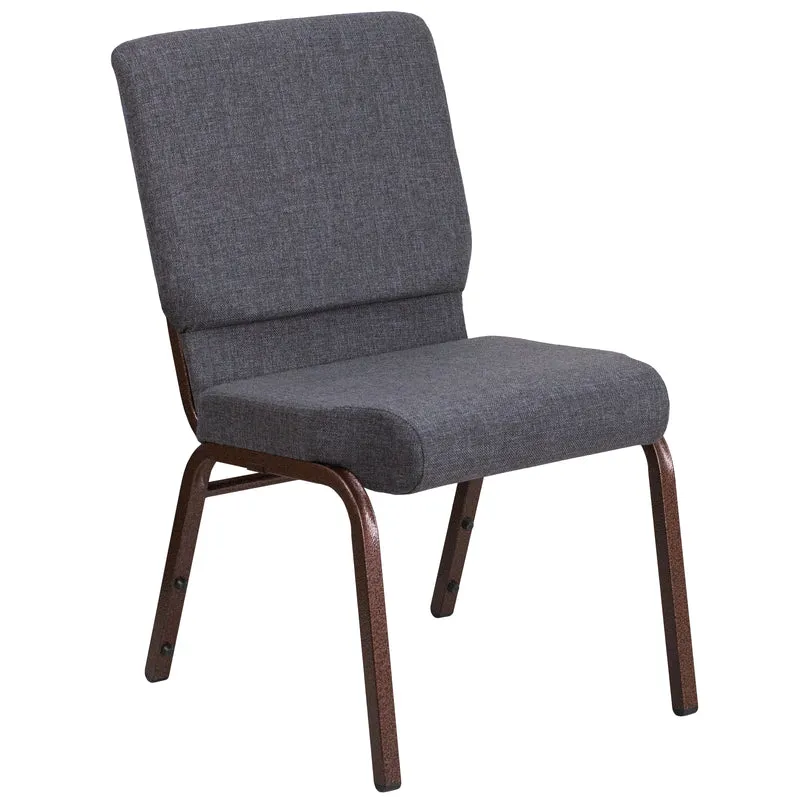 18.5"W Stackable Church/Reception Guest Chair