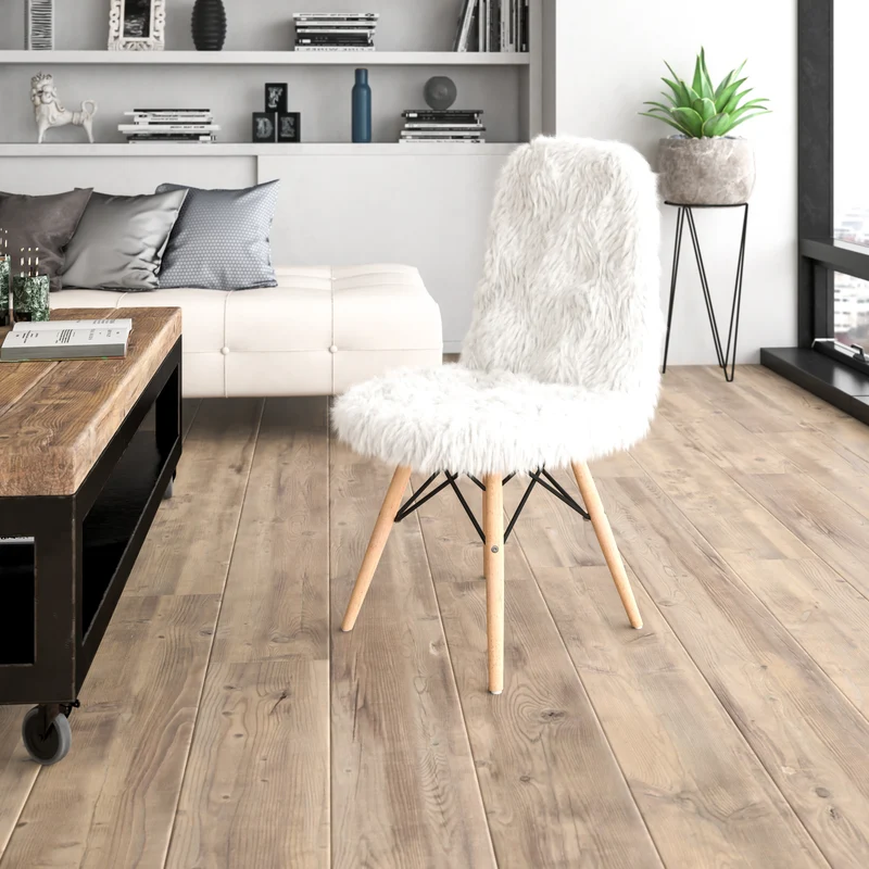 Shaggy Dog Fur Accent Chair