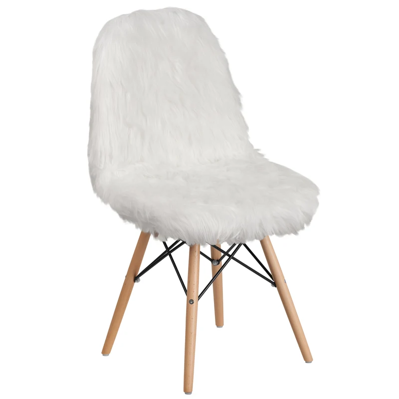 Shaggy Dog Fur Accent Chair