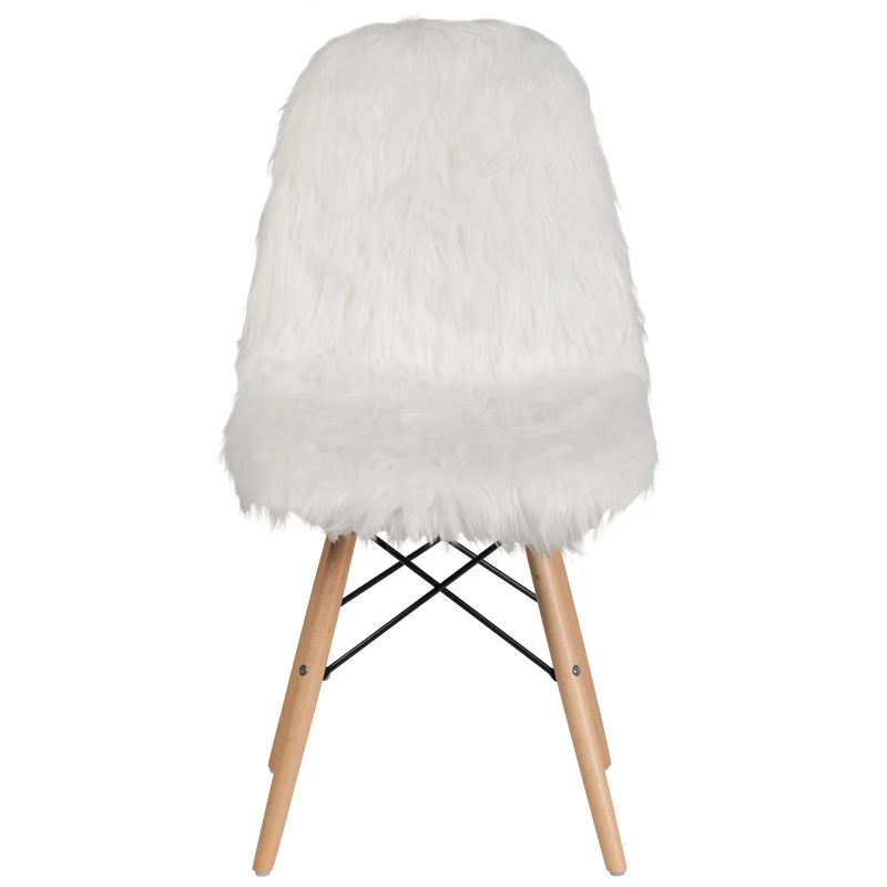 Shaggy Dog Fur Accent Chair