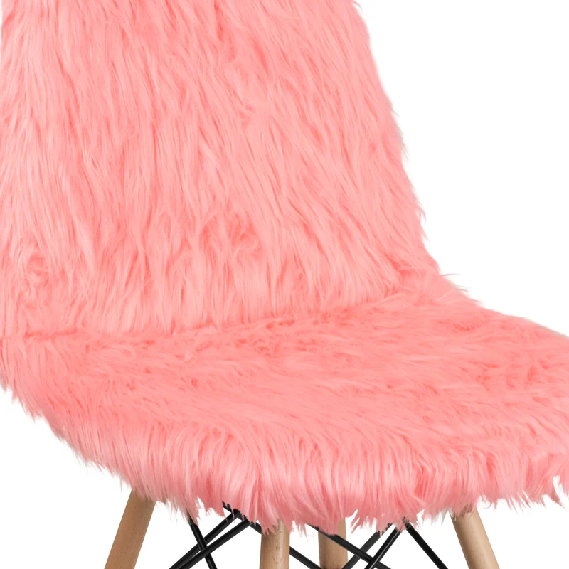 Shaggy Dog Fur Accent Chair