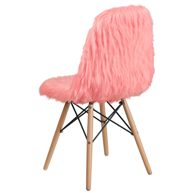 Shaggy Dog Fur Accent Chair