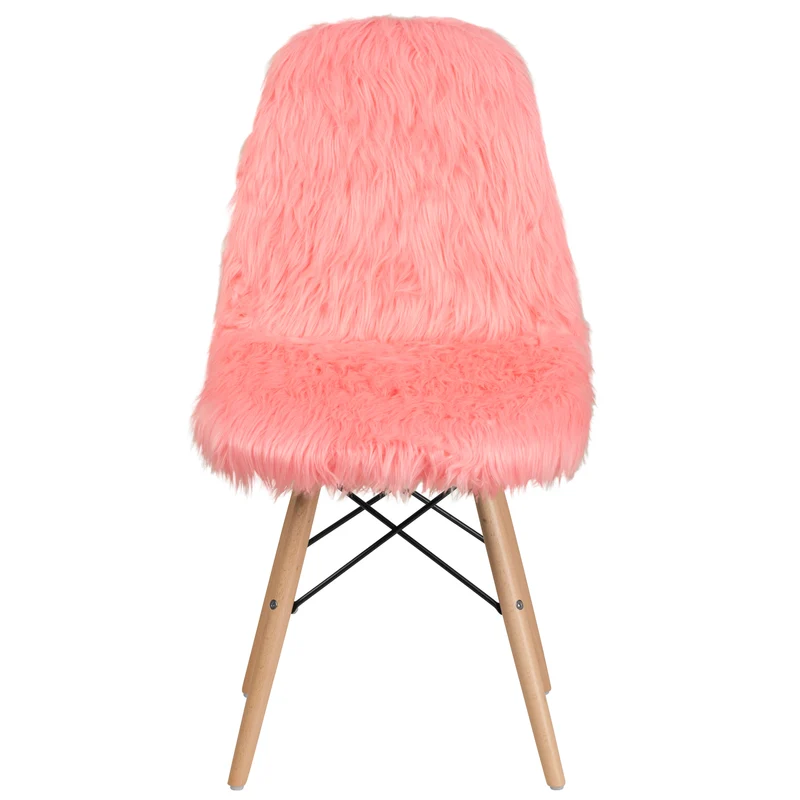 Shaggy Dog Fur Accent Chair