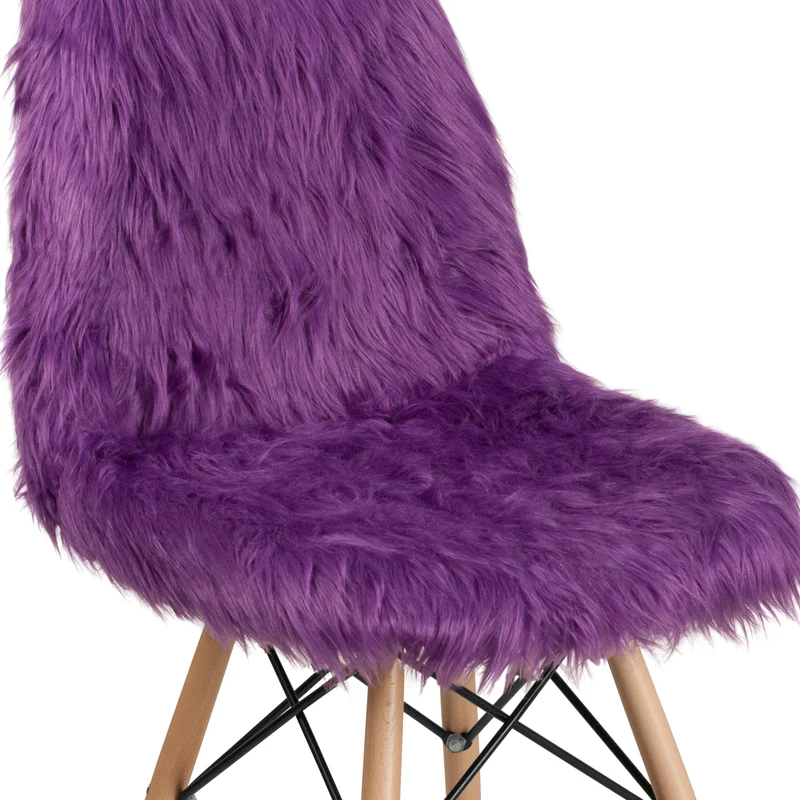 Shaggy Dog Fur Accent Chair