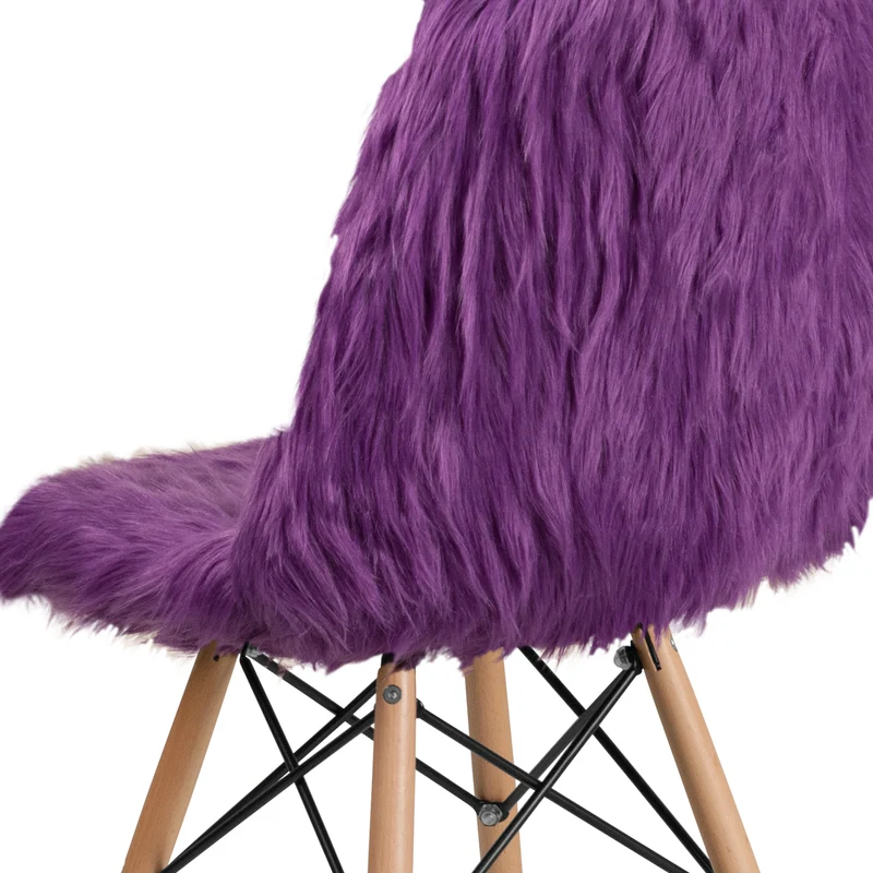 Shaggy Dog Fur Accent Chair