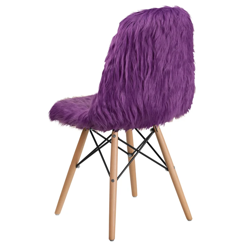 Shaggy Dog Fur Accent Chair