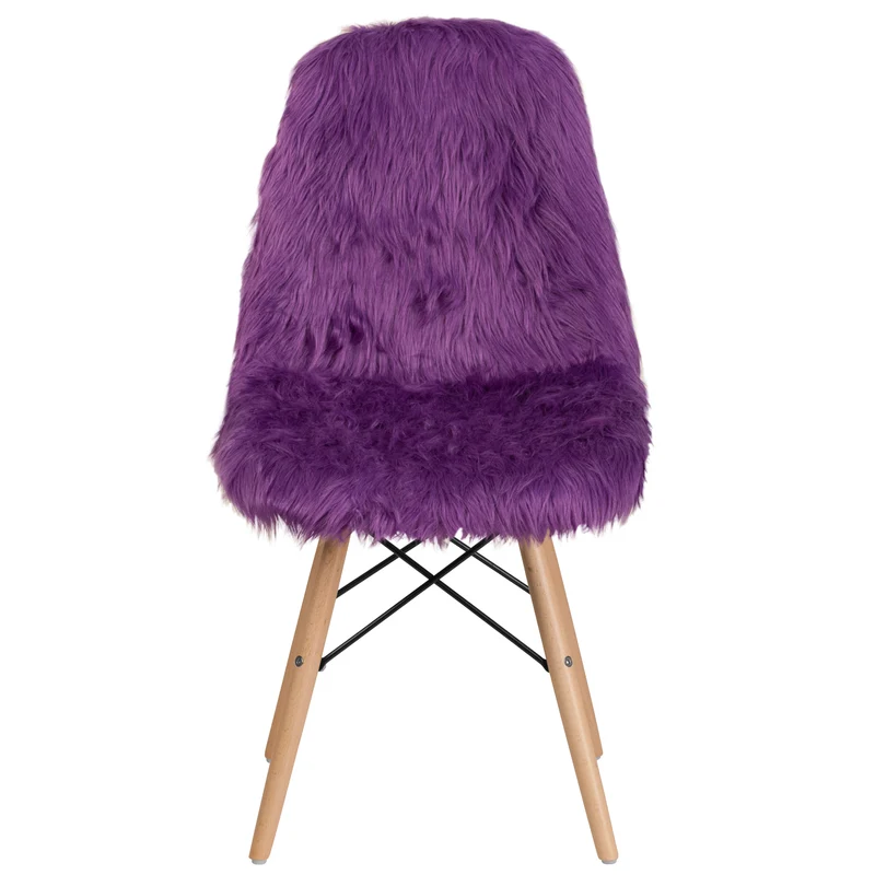 Shaggy Dog Fur Accent Chair