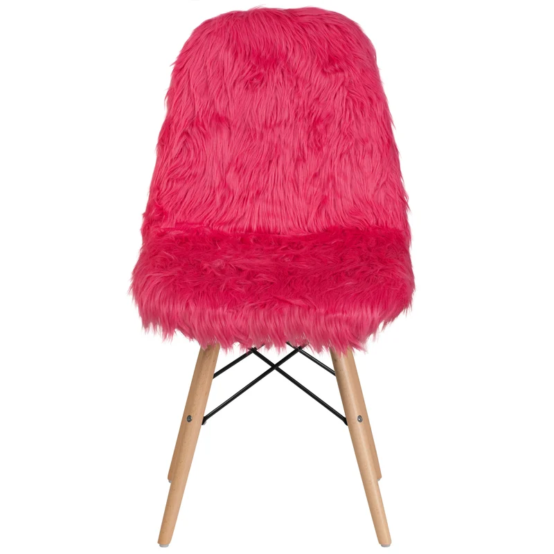 Shaggy Dog Fur Accent Chair
