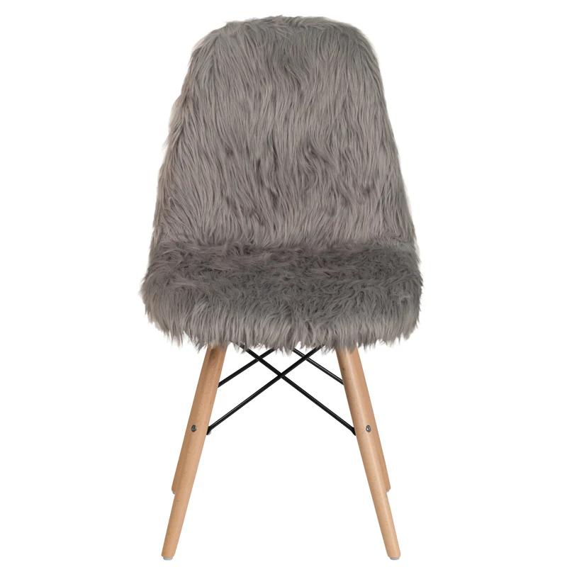 Shaggy Dog Fur Accent Chair