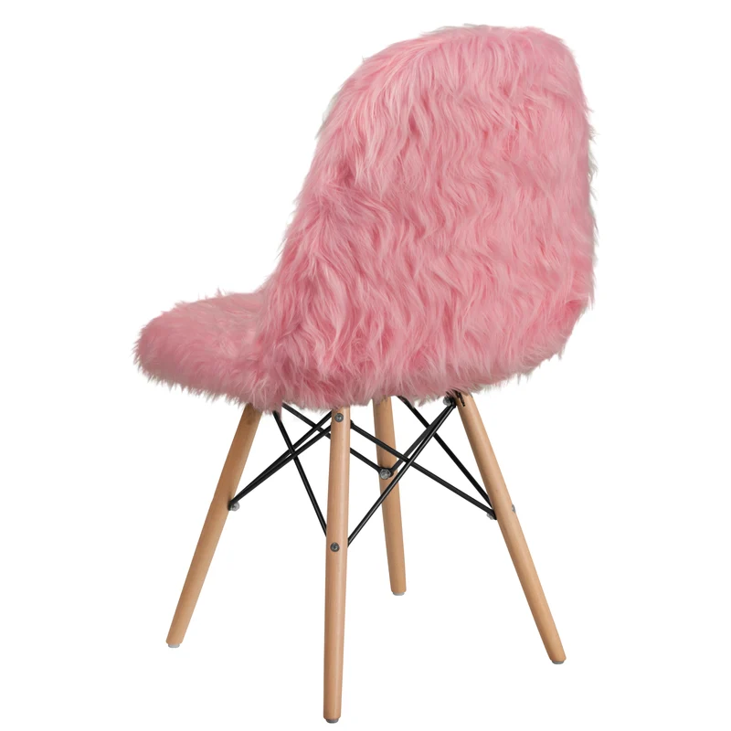 Shaggy Dog Fur Accent Chair