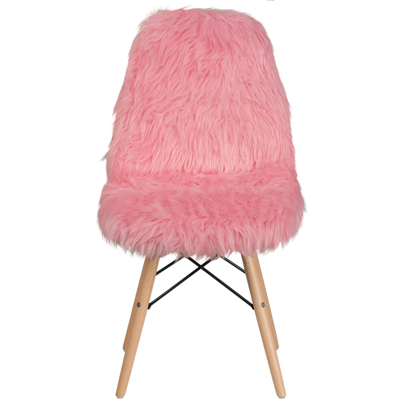 Shaggy Dog Fur Accent Chair