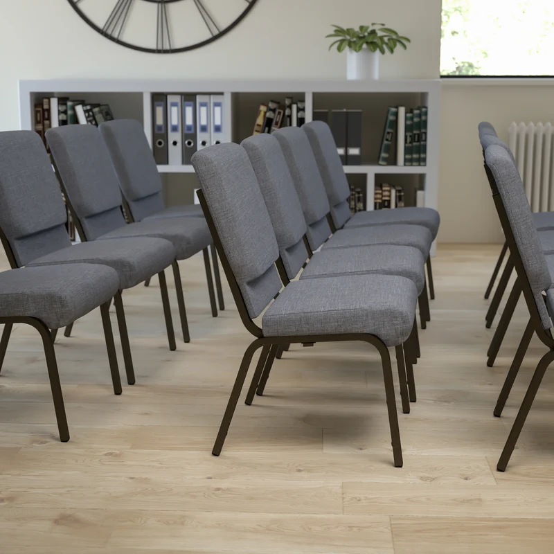 18.5"W Stacking Church/Reception Guest Chair
