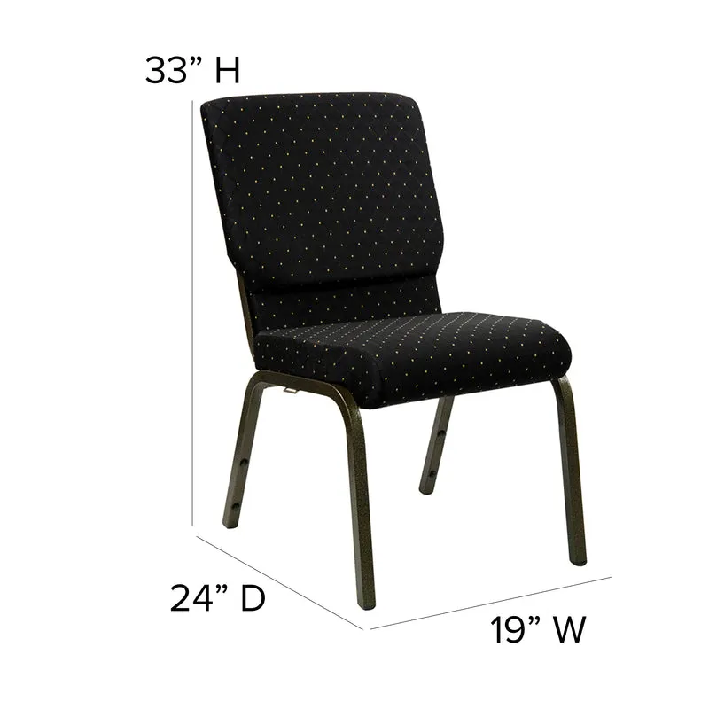 18.5"W Stacking Church/Reception Guest Chair
