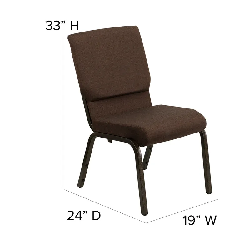 18.5"W Stacking Church/Reception Guest Chair