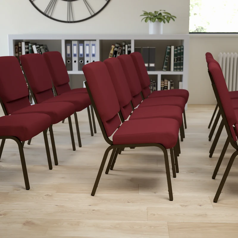 18.5"W Stacking Church/Reception Guest Chair