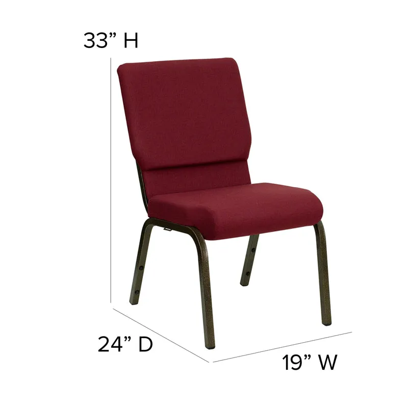 18.5"W Stacking Church/Reception Guest Chair
