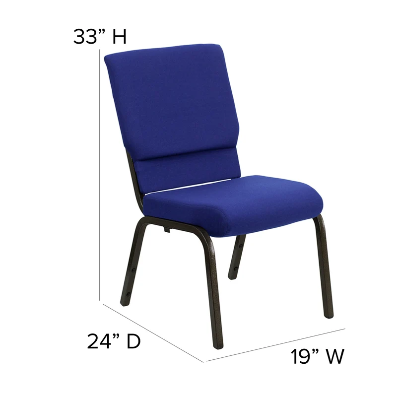 18.5"W Stacking Church/Reception Guest Chair