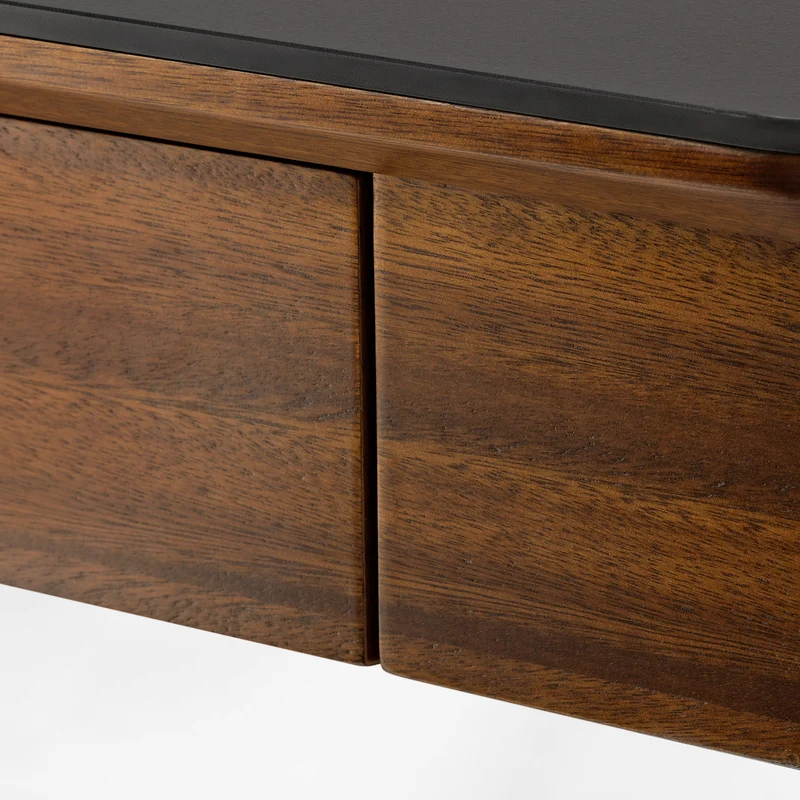 Ark Pro L-Shaped Standing Desk (Sintered Stone, 63"x23")