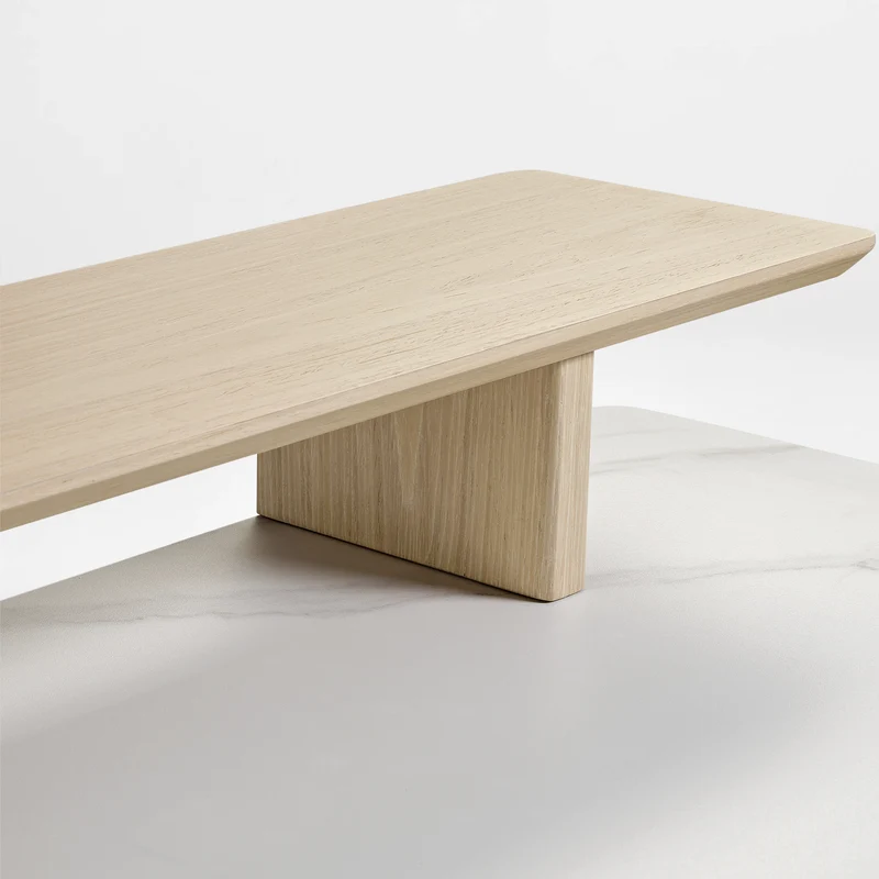 Ark Pro L-Shaped Standing Desk (Sintered Stone, 63"x23")