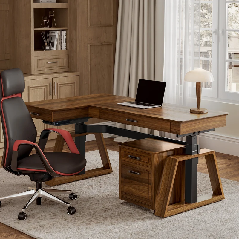Ark Pro L-Shaped Standing Desk (63"x23")