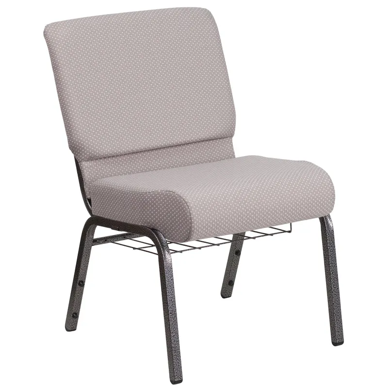 21"W Church/Reception Guest Chair with Communion Cup Book Rack