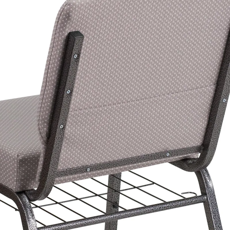 21"W Church/Reception Guest Chair with Communion Cup Book Rack