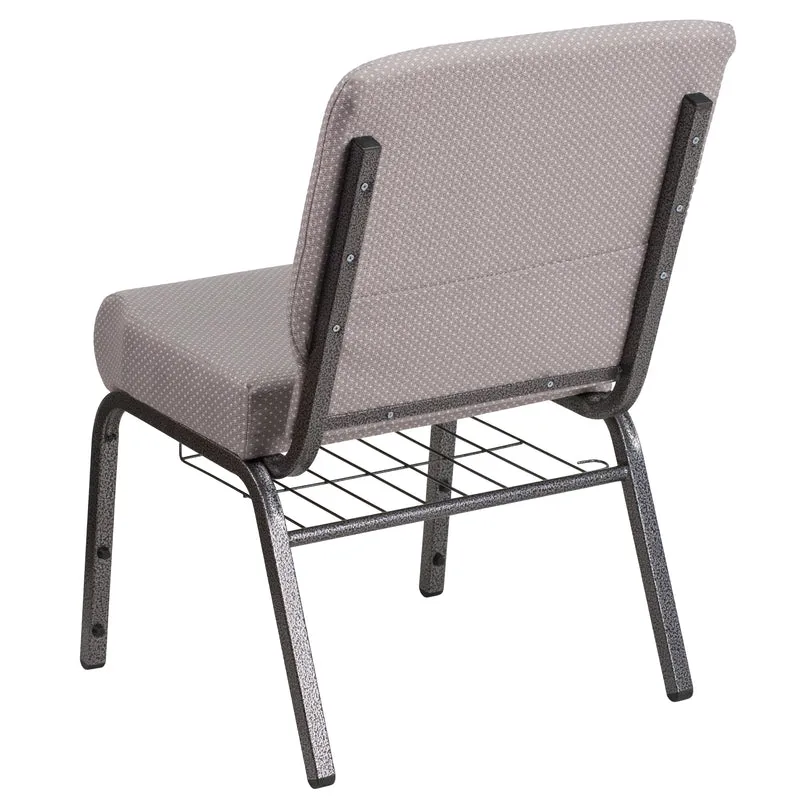 21"W Church/Reception Guest Chair with Communion Cup Book Rack