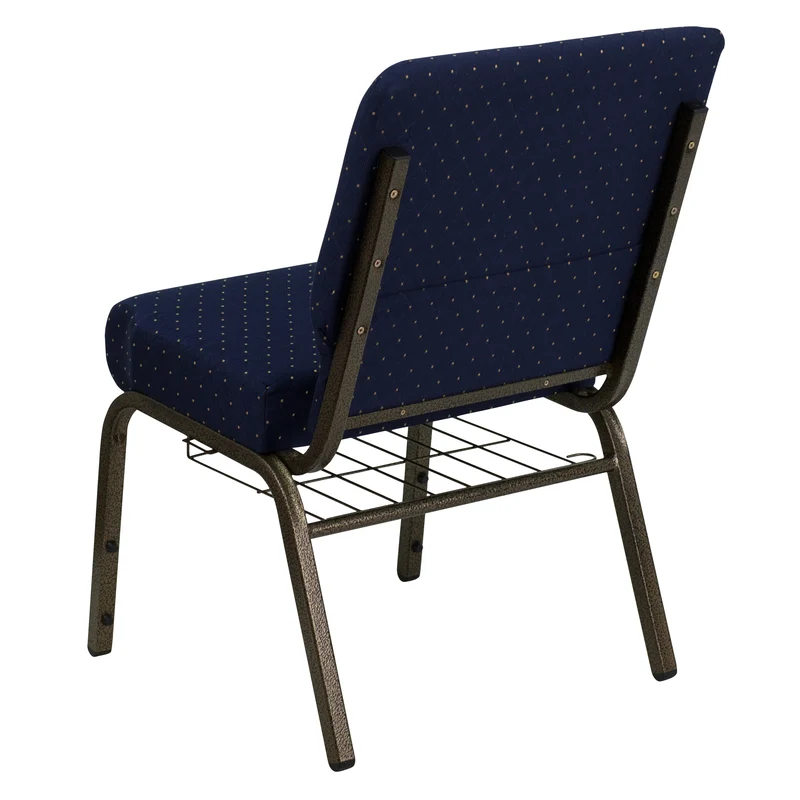 21"W Church/Reception Guest Chair with Communion Cup Book Rack
