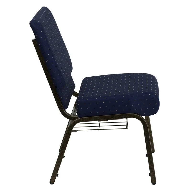 21"W Church/Reception Guest Chair with Communion Cup Book Rack