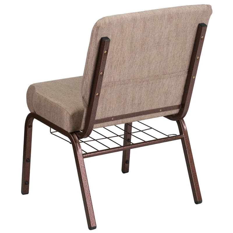 21"W Church/Reception Guest Chair with Communion Cup Book Rack