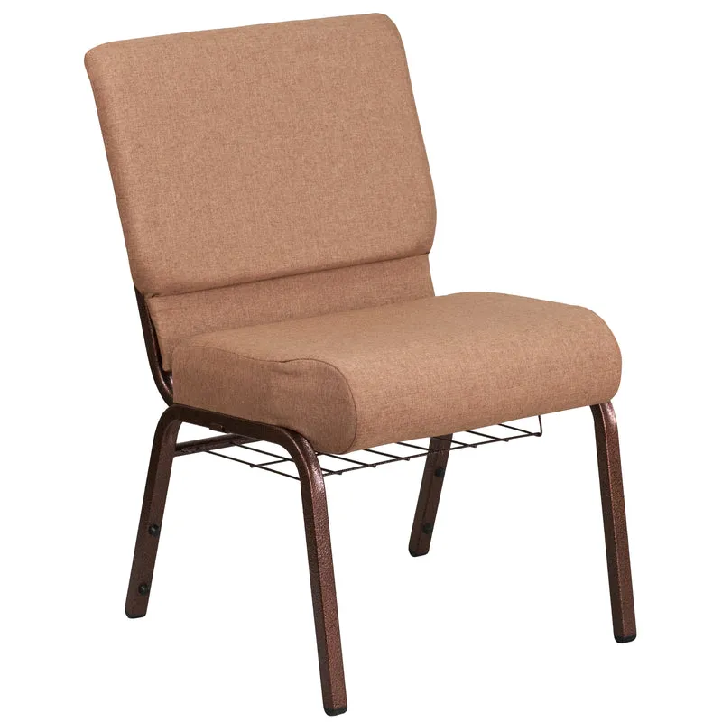 21"W Church/Reception Guest Chair with Communion Cup Book Rack