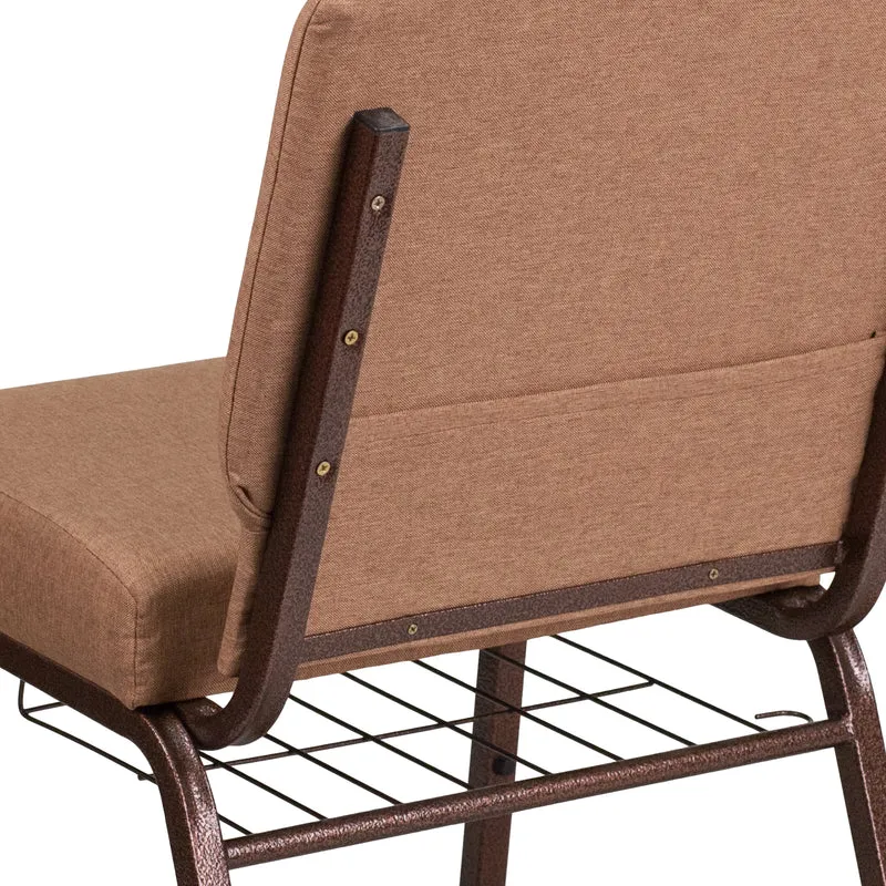 21"W Church/Reception Guest Chair with Communion Cup Book Rack