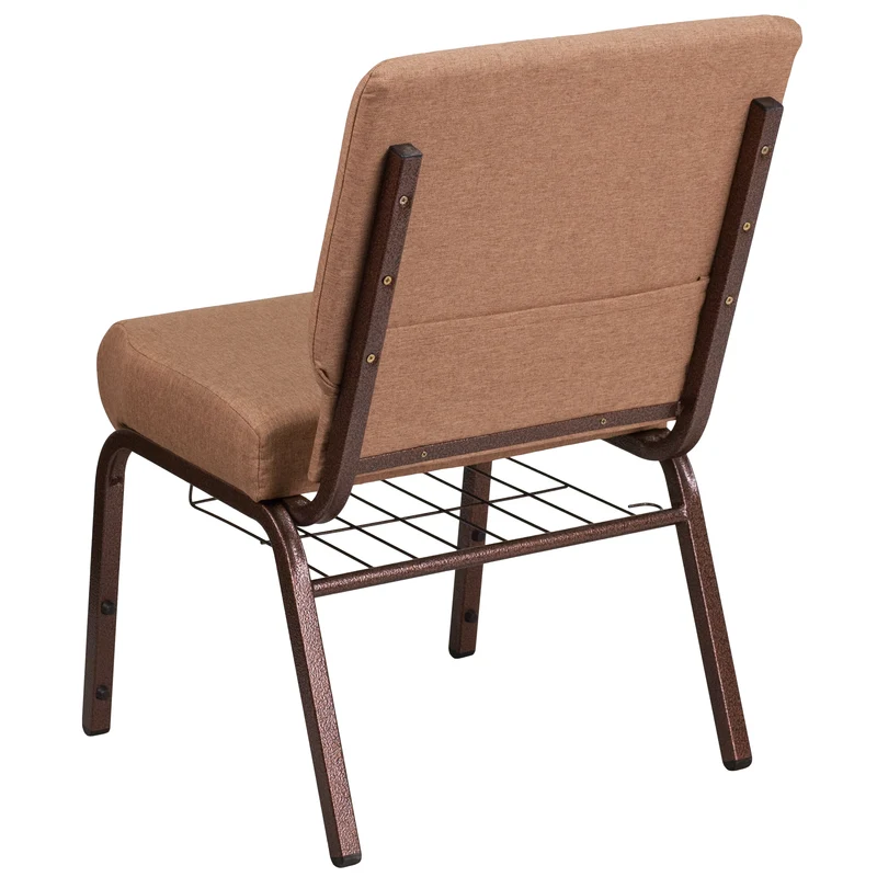 21"W Church/Reception Guest Chair with Communion Cup Book Rack
