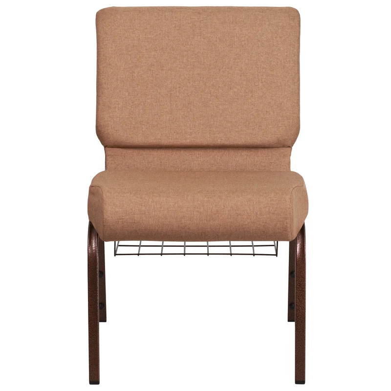 21"W Church/Reception Guest Chair with Communion Cup Book Rack